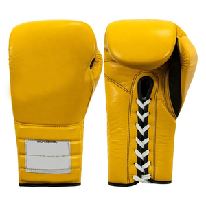 Guantes de Boxeo de Cuero Genuino Personalizados con Cordones, Guantes Profesionales de Boxeo, Diseño Premium Unisex, Guantes de Boxeo de Cuero - Product Image 1