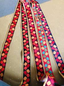 Encaje con estampado digital floral disponible en múltiples patrones y colores para productos de lujo. - Product Image 3