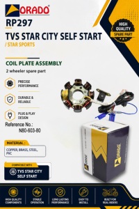 Bobina de estator de arranque automático TVS Star City Star Sport de alta demanda, conjunto de placa de bobina, piezas eléctricas fiables para motocicleta en oferta - Product Image 6