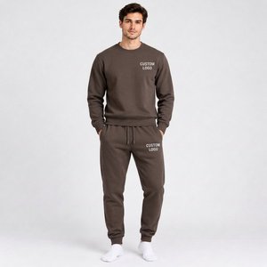 Conjunto Deportivo para Hombre, Corte Regular, Sudadera con Logotipo Bordado en Relieve y Pantalones a Juego para Producción de Ropa Personalizada - Product Image 6