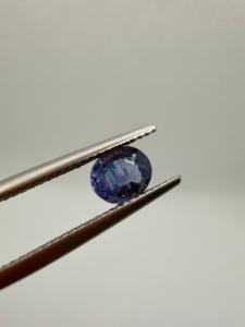 Saphir bleu naturel, pierre précieuse brute, taille ovale, 1,15 carat, provenant du Ceylan, Sri Lanka, pour la création de bijoux, saphir extraite de la terre, Zehra Gems - Product Image 4