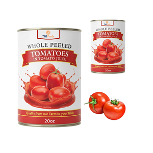 Mejor Precio, Calidad Premium, Hecho en Vietnam, Deliciosos Tomates Enteros Pelados en Jugo de Tomate, Enlatados en Lata A10 - Product Image 1