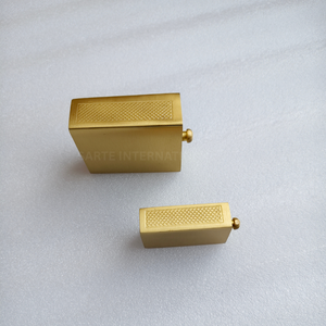 Luxury Brass <b>Matchbox</b> Cover Sleeves Modern Design Gold/Silver Finish Eco-Friendly Decorative Metal Holder Premium Giveaway Gifts - Product Image 2