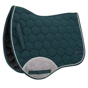 Tapis de selle équestre assortis avec logo brodé personnalisé, pour dressage, entraînement et équitation, doublure en maille écologique, confort en coton - Product Image 5