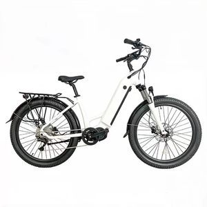Bicicleta eléctrica de montaña con motor central BAFANG, neumáticos de 27.5*3 pulgadas, batería de 48V20AH, frenos de disco hidráulicos dobles y cuadro de aleación de litio. - Product Image 4