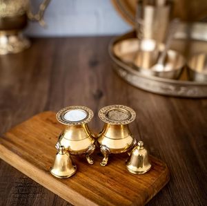 Handcrafted Metal Spice <b>Jar</b> Set Vintage Airtight <b>Kitchen</b> <b>Storage</b> With Metal Lids Round Design <b>For</b> Seasoning Preservation - Product Image 4