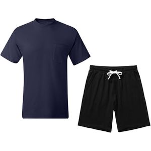 Conjunto de Dos Piezas para Hombre, Transpirable, Ligero, Talla Grande, Casual, Pantalones Cortos Holgados, Ropa Urbana, Estilo Tie-Dye para Logotipo Personalizado - Product Image 6