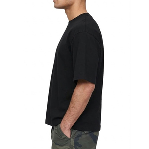 T-shirts oversize pour hommes, tissu en coton ample et élégant, respirant et confortable, streetwear urbain respirant. - Product Image 4
