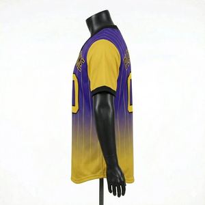 Baseball Jersey Custom Design Wholesale Supplier Training Baseball Jersey Lightweight <b>Athletic</b> Wear OEM Service - Product Image 3