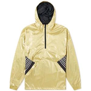 Unisex Gold Quarter-Zip <b>Hooded</b> Windbreaker <b>Jacket</b> Water Resistant Lightweight All Seasons Regular Fit Outdoor Hiking <b>Soft</b> <b>Shell</b> - Product Image 4