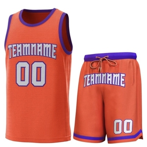 Uniformes de Baloncesto Unisex para Adultos, Camisetas Deportivas, Servicio OEM, Logotipo Personalizado, Impresión por Transferencia de Calor, Antibacterianas, de Poliéster de Secado Rápido - Product Image 4