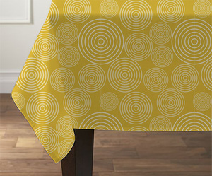 <b>High</b> Quality Washable Anti-Sustainable Fabric Printed <b>Table</b> Home <b>Kitchen</b> Wholesale Custom Print 100% Cotton Tablecloth Factory - Product Image 1