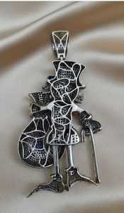 Pendentif de luxe glacé en argent 925 plaqué or 18 carats, avec moissanite VVS taille brillant multicolore, motif McDuck, style hip-hop unisexe - Product Image 3