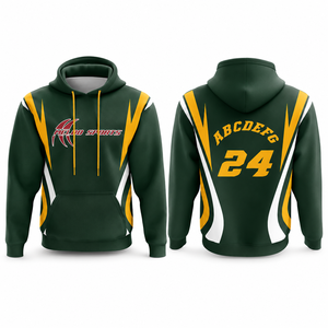Sweat-shirts de sport personnalisés pour hommes 100 % coton brodés par sublimation, grandes tailles, tenues d'équipe d'entreprise, esprit d'équipe décontracté - Product Image 6