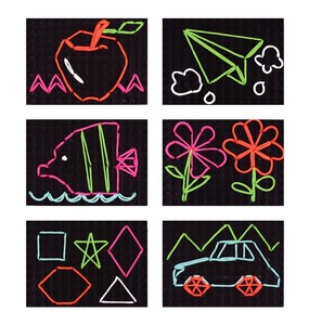 Calm Down Threading <b>Boards</b> Mindfulness Exercise for 5 to 7 Years (<b>Black</b>) U.S.L. Model D4005C02 Unisex - Product Image 3