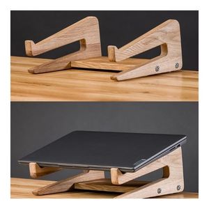 Support pour ordinateur portable en bois écologique prêt à être expédié, trépied réglable multifonctionnel, support de table pour ordinateurs portables, travail et lecture - Product Image 5