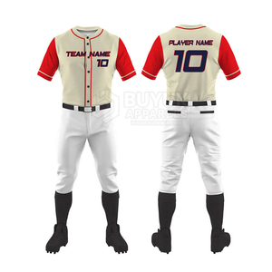 Ce maillot de baseball 100 % polyester provenant d'une usine OEM comprend un service professionnel et un logo personnalisé pour les ventes en gros. - Product Image 3