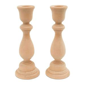Support de bougie en bois fait main, moderne et écologique, pour la décoration de table de la maison, du restaurant, de l'hôtel, de la fête de mariage, centre de table - Product Image 1