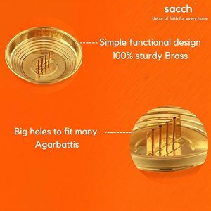 Soporte de Incienso Metálico Más Vendido a Precio Accesible, Decorativo para el Hogar, Templo, Meditación y Yoga - Product Image 6