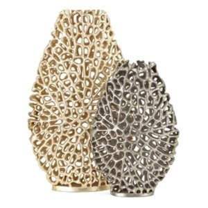 Jarrón de Metal Texturizado Hecho a Mano de Primera Calidad, Decoración Elegante Plateada para Mesa, Adorno de Lujo para Sala de Estar y Oficina de Alta Gama - Product Image 6