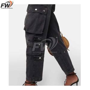 Pantalon cargo en toile pour homme, taille mi-haute, léger, 100 % coton, style streetwear, nouveau design pour adultes, service OEM disponible, meilleur prix - Product Image 2