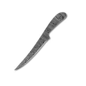 Cuchillo de Chef de Acero de Damasco Hecho a Mano Personalizado, Borde Dentado, Listo para Acampar, Compatible con OEM, Forjado a Mano, Cuchillo en Bruto, 3 Años de Garantía - Product Image 1