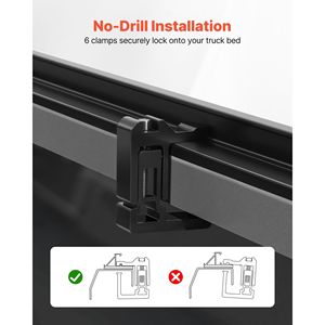 2015 2025 Chevy Colorado/GMC Canyon SHOR per equipaggio morbido Roll-Up In PVC Cover 5.2 piedi (5 ft 2 In/62 In) letto tre - Product Image 6