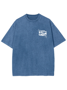 T-shirt en coton surdimensionné imprimé avec logo personnalisé, col rond, manches courtes, impression en relief, jersey respirant, haut tricoté pour homme - Product Image 5