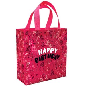 Sac de courses non tissé personnalisé, écologique, recyclé, promotionnel, pour mariage, fête d'anniversaire - Product Image 1