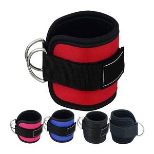 Sangles de cheville en cuir multicolores pour machine à câbles, pour entraînement de gym, fitness des jambes, exercices des fessiers, musculation, unisexe - Product Image 3