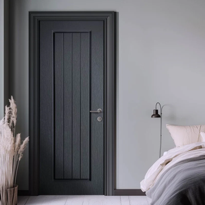 Puerta de Madera Compuesta Insonorizada e Impermeable con Núcleo Hueco para Uso en Hospitales, Dormitorios, Villas y Escuelas, Diseño Moderno y Minimalista, Puertas WPC - Product Image 6