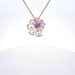 Collar con Colgante de Diamante Natural Redondo Brillante de 1 Quilate GIA, Oro para Mujer, Diamante Real Extraído de la Tierra, Colgante de Corazón - Product Image 1