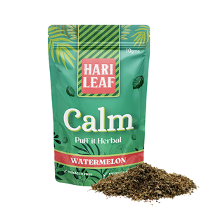 Mélange d'herbes 100% sans tabac et sans nicotine Hari Leaf Watermelon Calm Mélange apaisant à base de plantes pour fumer - Product Image 2