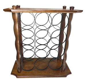 Range-bouteilles créatif en métal pour vin rouge, support de rangement simple en grille, meuble de rangement pour la maison, meuble à vin à assembler, support pour bouteilles - Product Image 6