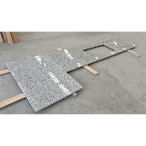 Plan de travail de cuisine moderne en granit blanc du Jilin, épaisseur 30 mm/20 mm, garantie 5 ans - Product Image 1