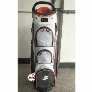 Bolsa de Golf de Alta Calidad con Logotipo Bordado Personalizado, Bolsa de Golf de Piel Sintética y Poliéster Negra, Blanca y Gris, Bolsas de Golf para Hombre - Product Image 1