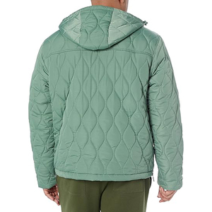 Warm Lightweight Hooded Quilted Puffer <b>Jacket</b> For Women <b>With</b> Full Front <b>Zipper</b> And Deep Side <b>Pockets</b> - Product Image 4