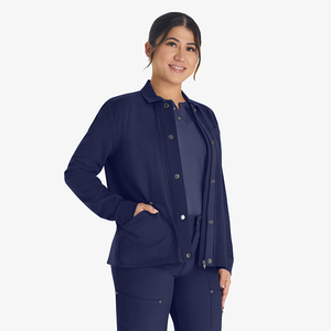 Nuevo Diseño de Bata de Laboratorio Personalizada, Cuello Reforzado, Corte Largo y Ajustado, 72% Poliéster/21% Rayón/7% Elastano, Cómoda - Product Image 1