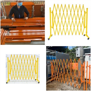 Dup_LP0191 Professional Single Folding Security Gate Dual Foot for <b>Storage</b> Cages & Containers - Product Image 2