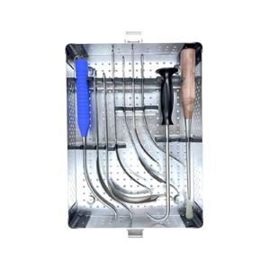 Juego de Retractores Quirúrgicos para Articulación de Cadera, 9 Piezas, Instrumentos Ortopédicos de Acero Inoxidable de Primera Calidad, Sistema de Cirugía de Cadera con Certificación CE ISO - Product Image 3