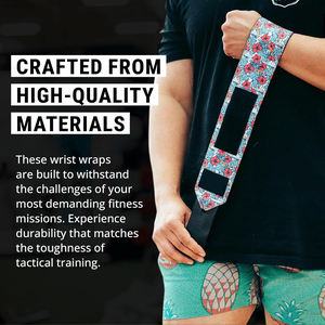 Bandes de maintien pour poignets pour la musculation, le cross-training, la gym, la force athlétique, la musculation, en polyester et coton respirant pour hommes - Product Image 2