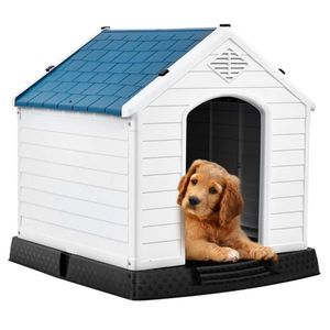 33.5\" Plastic Pet House Stylish Dog House Furniture - Product Image 5