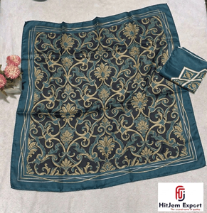 Tissu en satin pour foulards en gros, conception imprimée personnalisée, fabricant OEM ODM avec étiquette privée pour la promotion de la marque et le marketing - Product Image 6