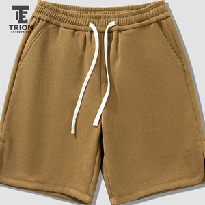 Shorts de sport en coton premium pour homme, prêts à être expédiés, style décontracté été, haute qualité, pour la gym et le fitness, design uni et simple. - Product Image 4
