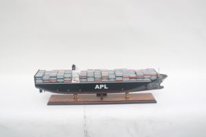 APL Container Ship (สายประธานอเมริกัน)-โมเดลเรือไม้สำหรับตกแต่งสำนักงานหรือของขวัญทางธุรกิจ - Product Image 3
