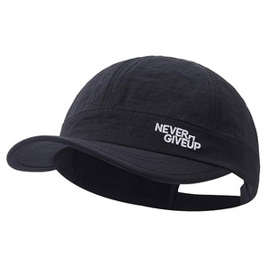 Casquette de sport unisexe bleu clair à 6 panneaux, respirante, imperméable, en sergé, réglable, avec logo brodé, pour l'extérieur, printemps-été - Product Image 3