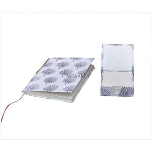 Indian Perfect Diary Handcrafted Gift Handmade diary and notepad <b>set</b> Fabric Boho Journal <b>Notebook</b> Gift for women - Product Image 5