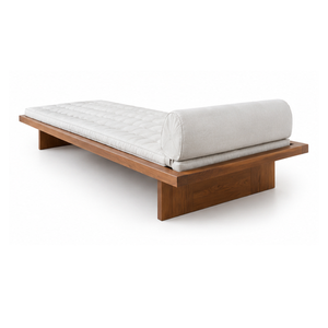 Solid Teak Wood Outdoor Sun Lounger Poolside Daybed Chaise <b>Lounge</b> <b>Chair</b> with Cushion Patio Resort Garden Furniture - Product Image 2