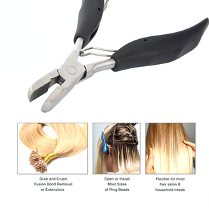 Outils de pose d'extensions de cheveux de dernière génération, pinces à micro-perles, pinces à extensions de cheveux en acier inoxydable, utilisables à des fins multiples - Product Image 5