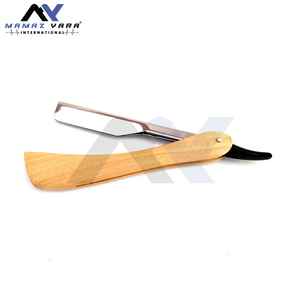 <b>Single</b> <b>Blade</b> Straight <b>Razor</b> with Brown Wooden Handle Professional Barber Straight Edge <b>Razor</b> Classic Traditional Wet Shaving Too - Product Image 3